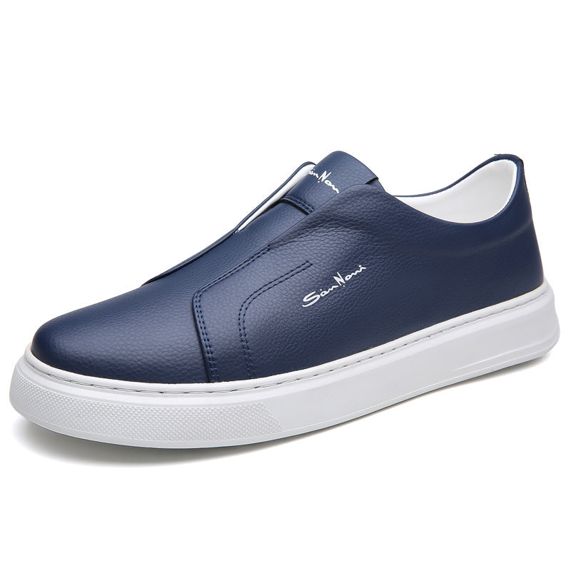 Men's Vegan Leather Slip-On Trainers – Easy Everyday Smart Casual