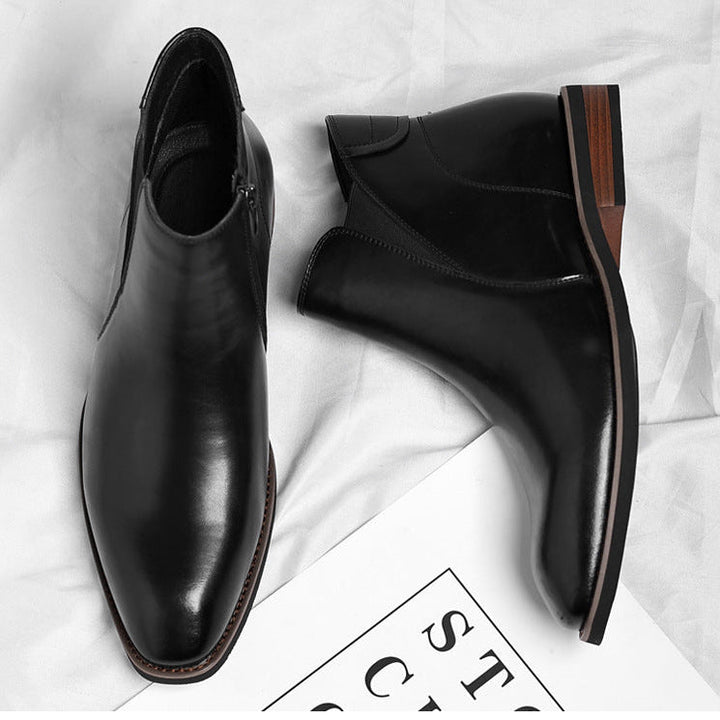 Men's Leather Chelsea Boots – Smart-Casual Slip-On Boots – view 8