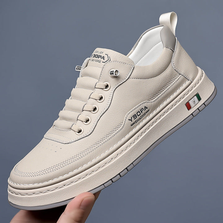 Men's Leather Trainers – Cushioned Everyday Sneakers – view 7