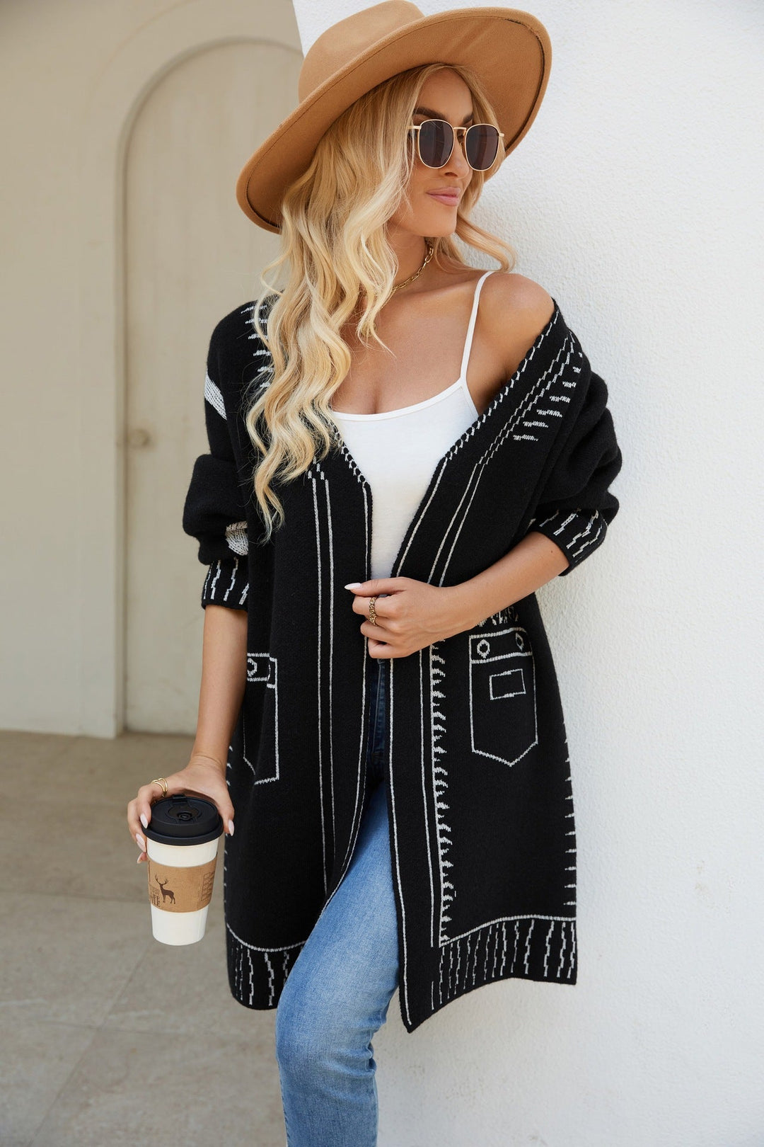 Women's Wool Knit Cardigan – Artisanal Button-Up Layer
