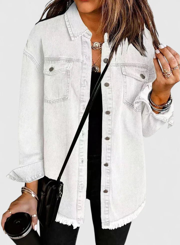 Women's Denim Jacket - Effortless Layering & Timeless Style
