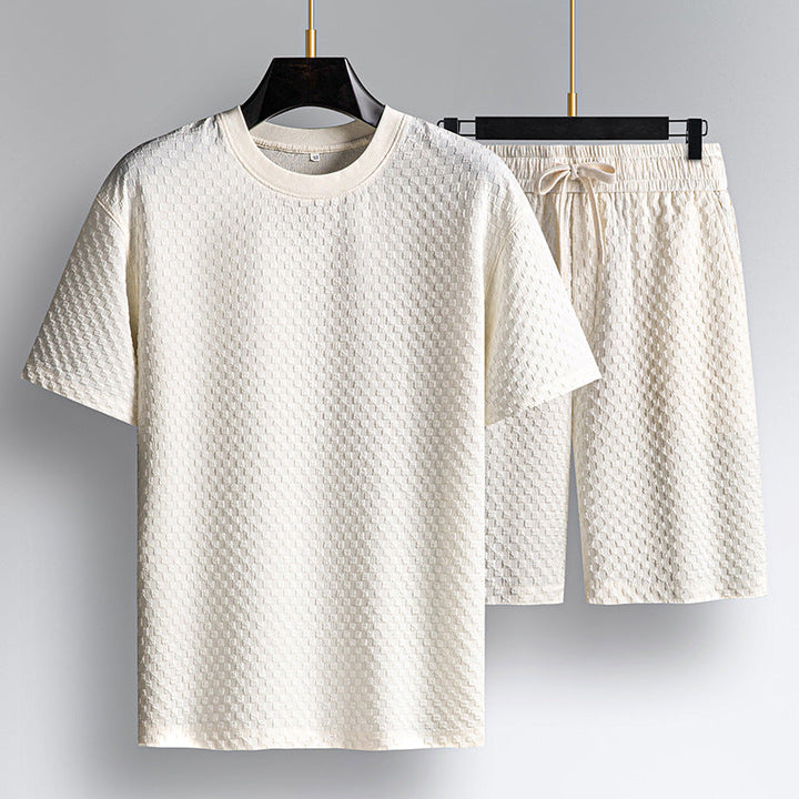 Capri Men's Waffle Knit Loungewear Set – Two-Piece Co-ord – view 2
