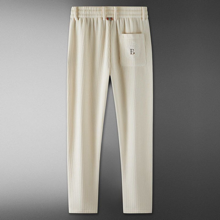 Men's Corduroy Trousers – Torino Soft Drawstring Trousers – view 3