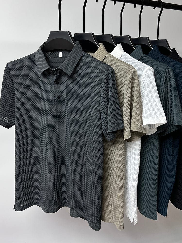 Men's Massimo Prestige Polo Shirt – Tailored Fit Smart Casual – view 8