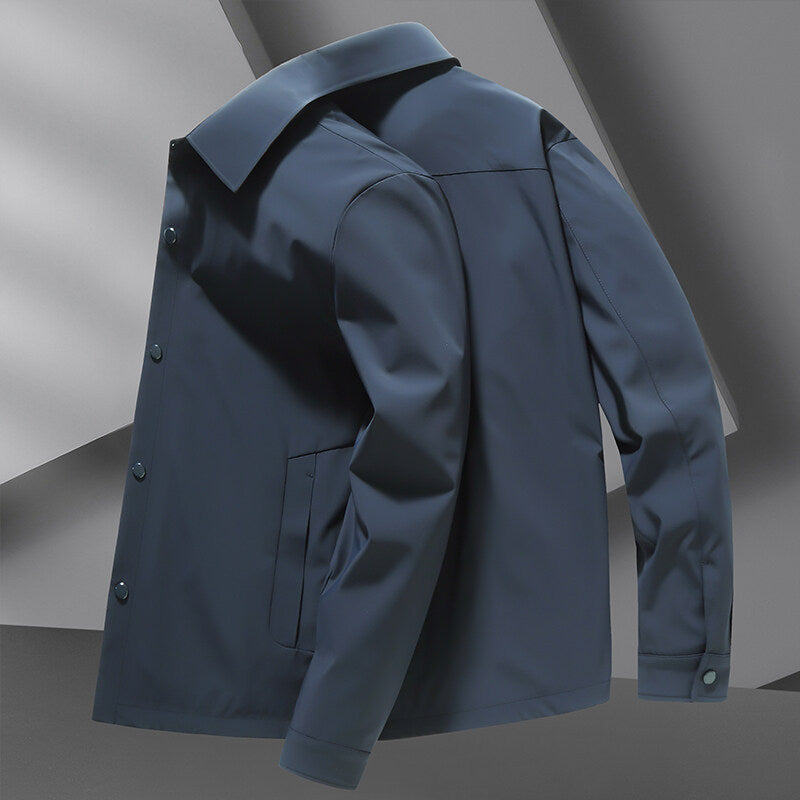 Men's Water-Repellent Snap Jacket – Lightweight Everyday Layer – view 5