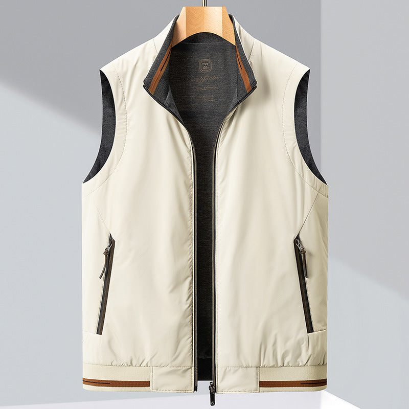 Men's Hayden Reversible Gilet – Fleece-Lined Layering Vest – view 4