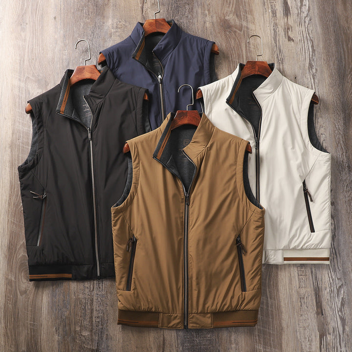 Men's Hayden Reversible Gilet – Fleece-Lined Layering Vest – view 9