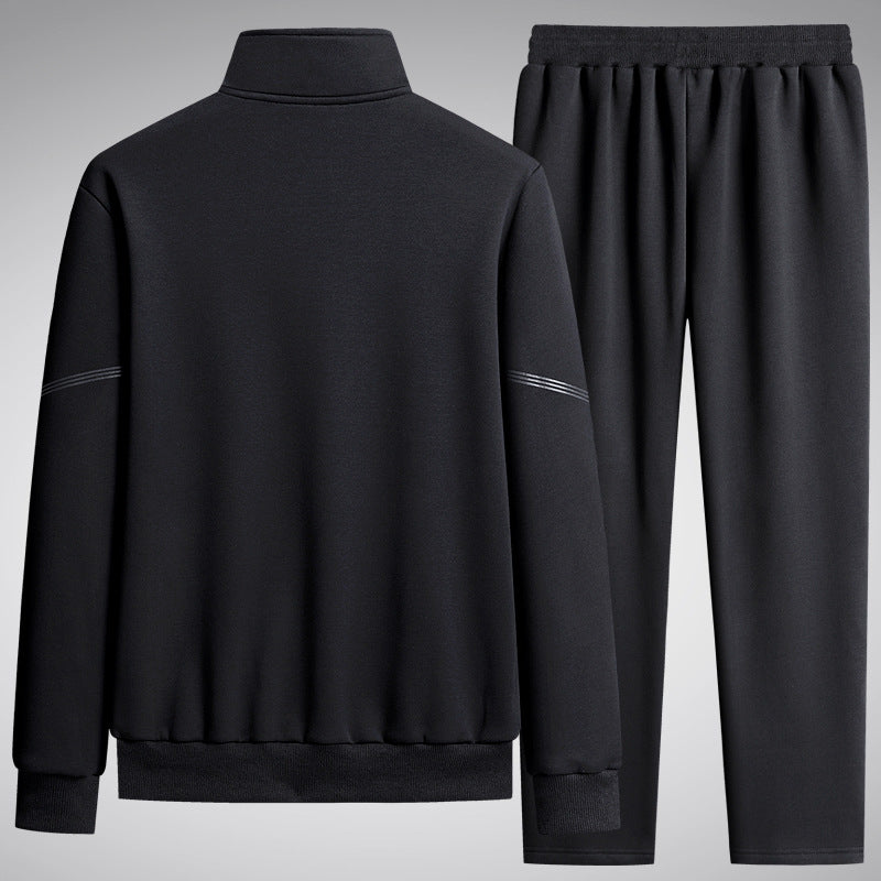 Men's Lycra Tracksuit – Sleek Tailored-Fit Zip-Up Two-Piece – view 5