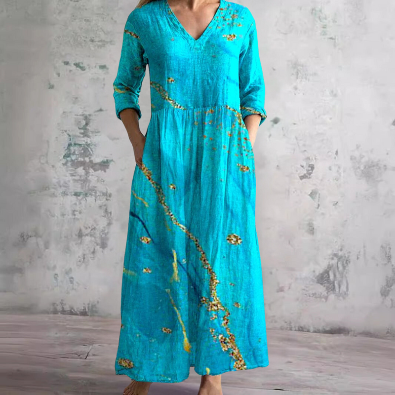Women's Willow Floral Summer Dress - Effortless Elegance