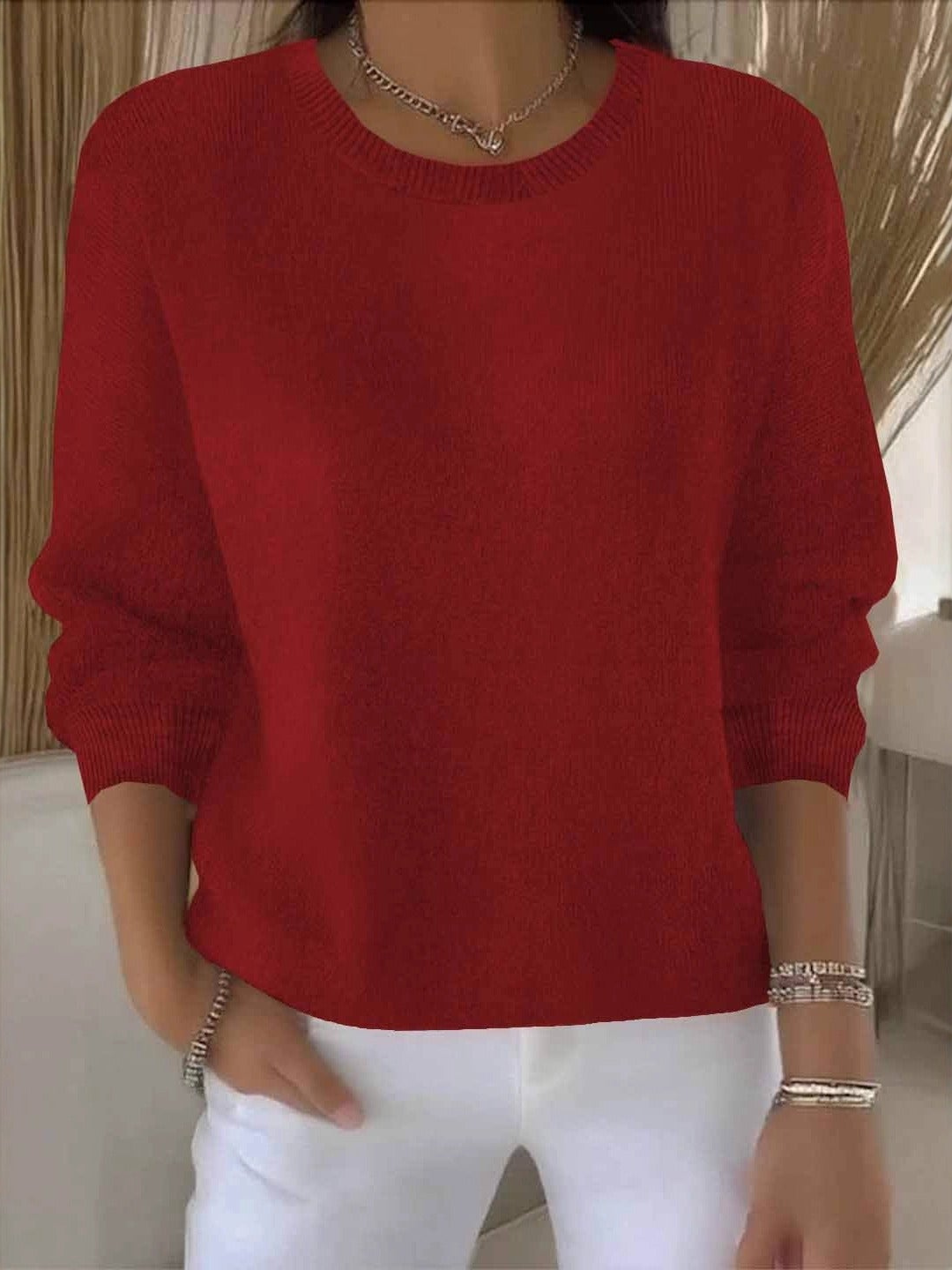 Women's Sophisticated Sweater - Warm and Versatile Style