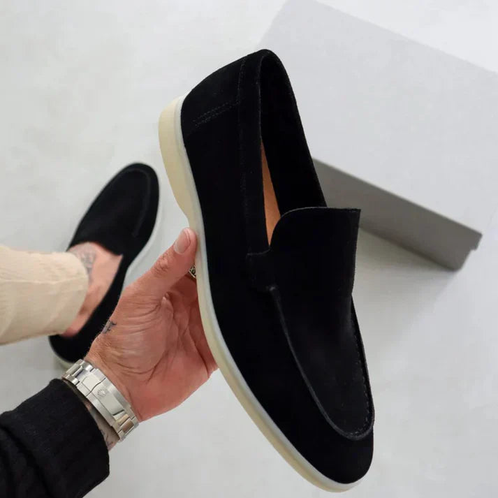 Men's Suede Loafers – Cushioned Slip-On Smart Casual Shoes – view 12