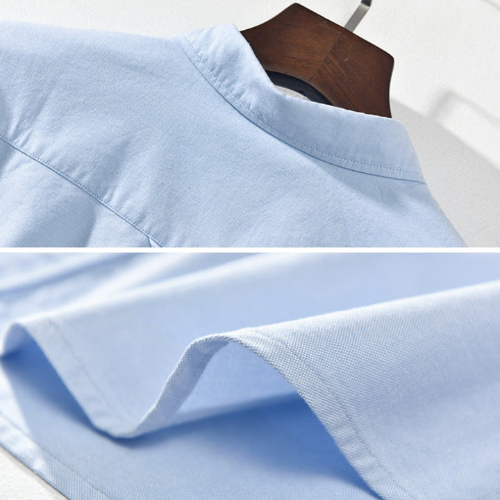 Men's Lightweight Cotton Shirt – Classic Button-Up with Pocket – view 2