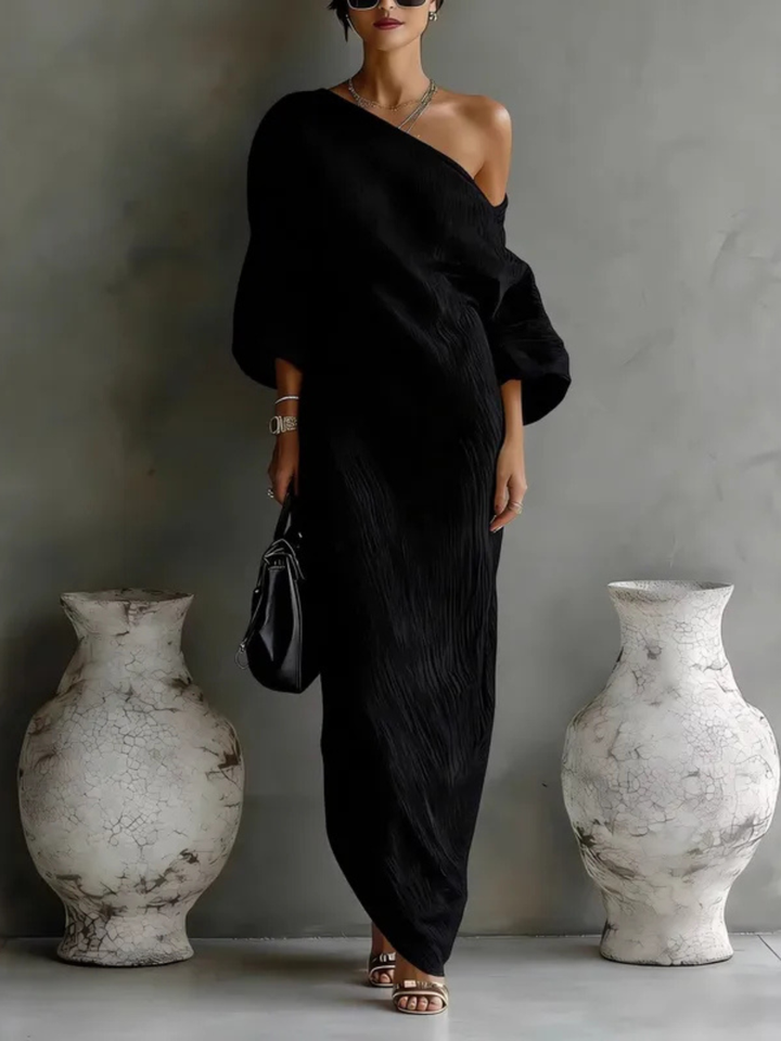 Women's Elegant One-Shoulder Maxi Dress - Perfect for Summer Occasions