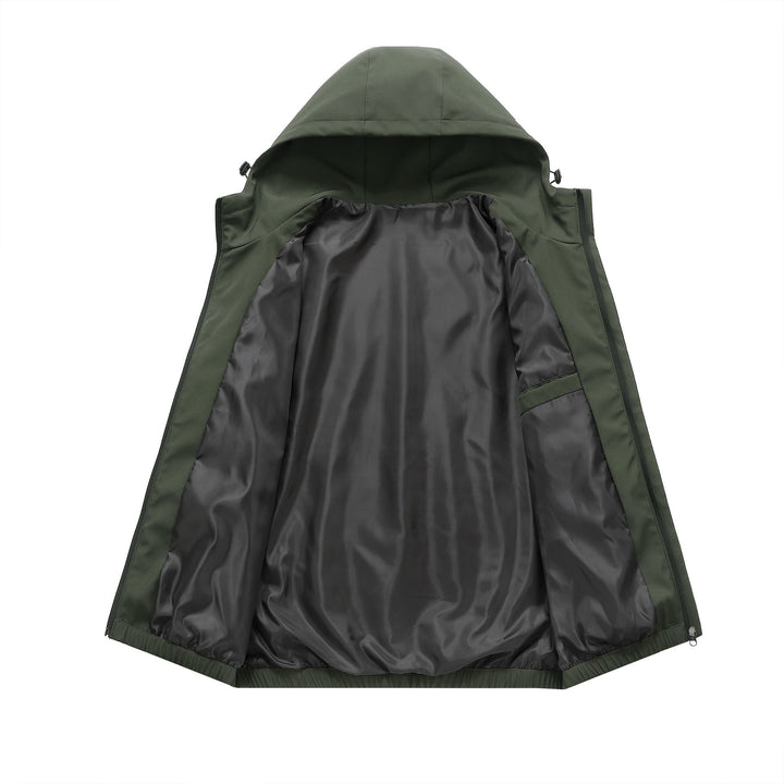 Men's Windproof Waterproof Shell Jacket – Lightweight Rain Layer – view 6