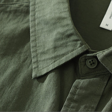 Men's Cotton Long Sleeve Shirt – Breathable Everyday Layer