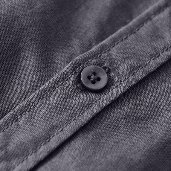 Men's Cotton-Linen Shirt – Bruno Lightweight Summer Button-Up
