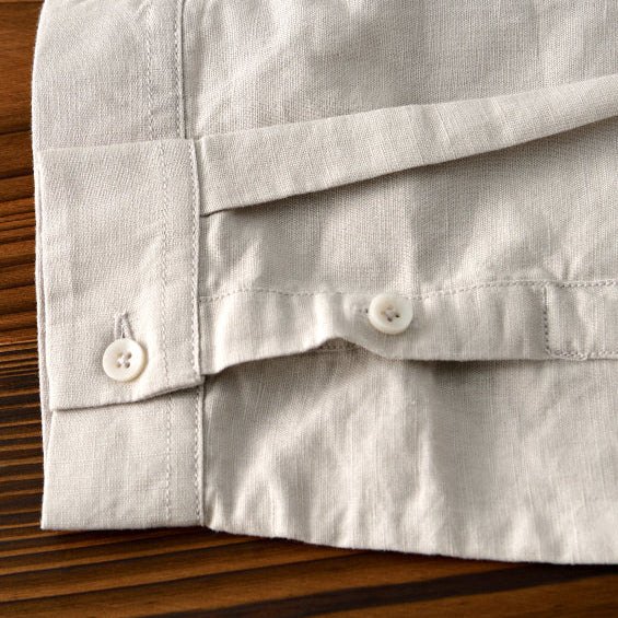 Men's Cotton-Linen Shirt – Bruno Lightweight Summer Button-Up