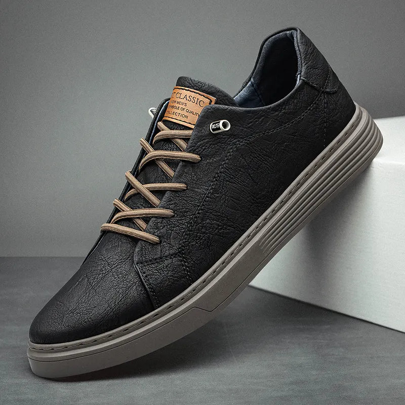 Women's Oxford Leather Sneakers - Everyday Comfort