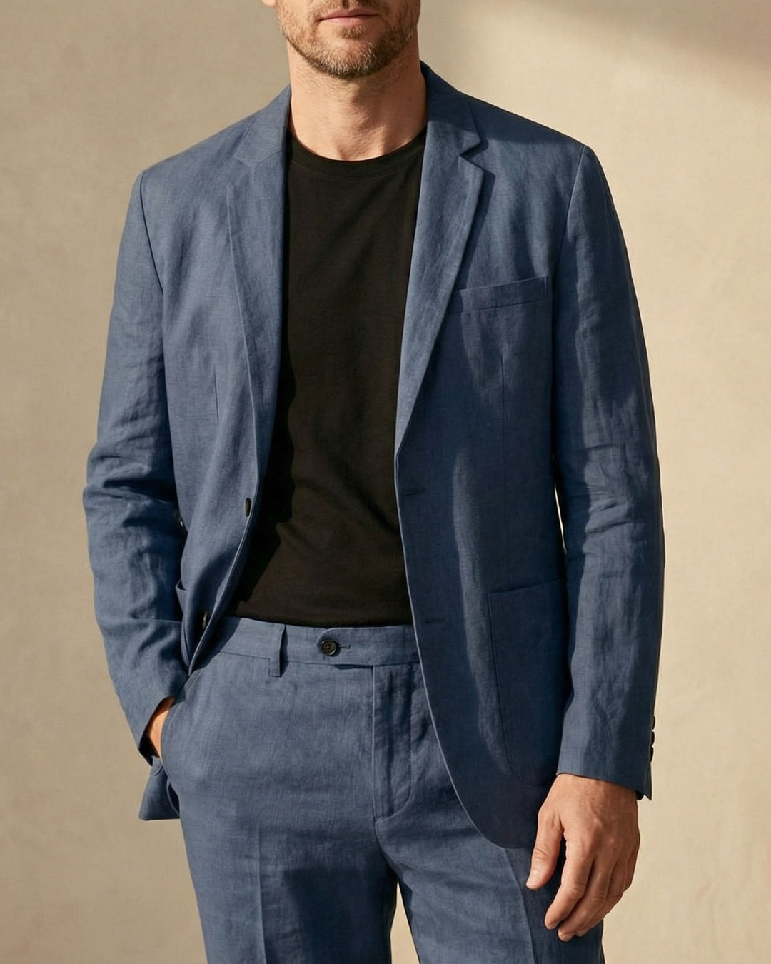 Men's Linen Suit – Relaxed Two-Piece Summer Tailoring – view 10
