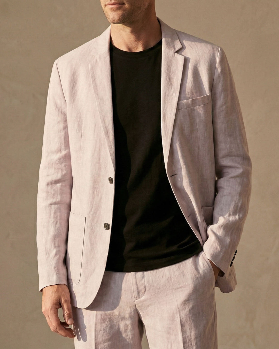 Men's Linen Suit – Relaxed Two-Piece Summer Tailoring – view 8