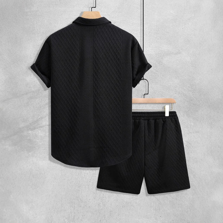 Men's Lightweight Casual Co-ord Set – Matching Shirt and Shorts – view 5