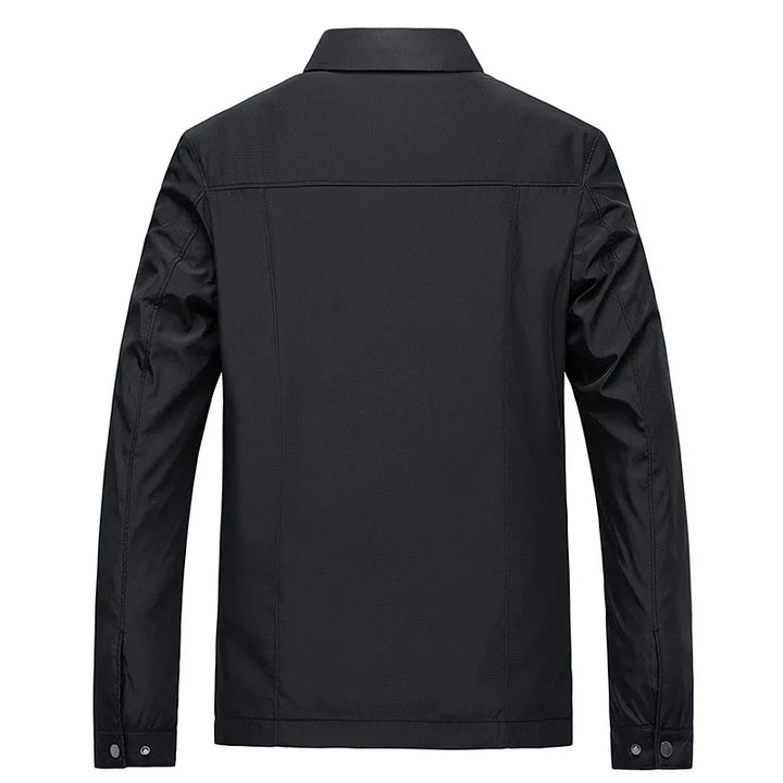 Men's Lightweight Flight Jacket – Massimo Stand Collar Bomber – view 3