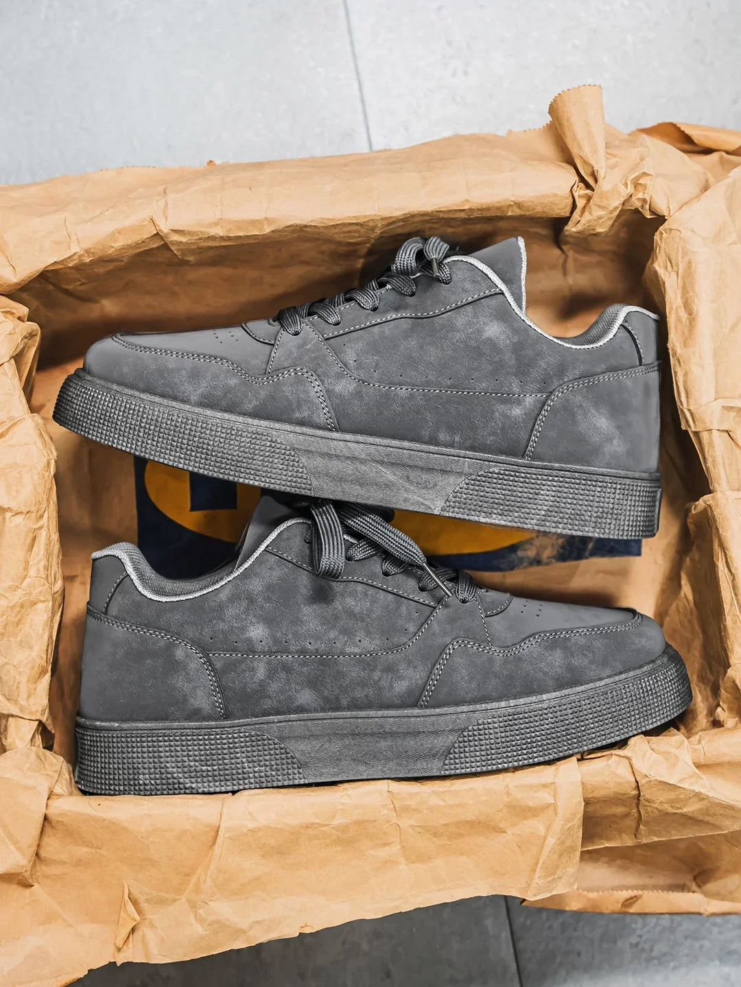 Savona Men's Suede Trainers – Smart Casual Everyday Shoes – view 3