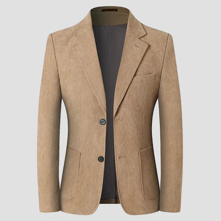 Men's Corduroy Blazer – Tailored Patch-Pocket Sport Coat