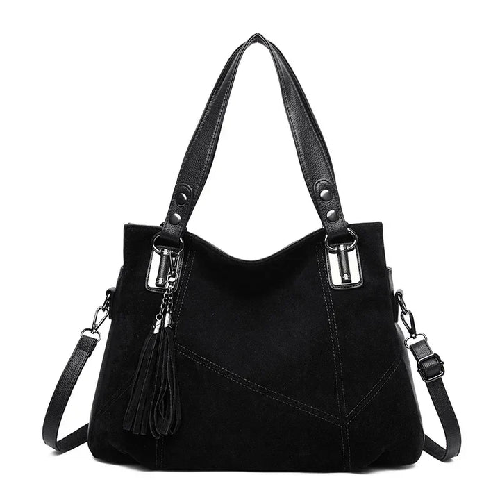 Women's Suede Tote Bag – Convertible Shoulder to Crossbody – view 10