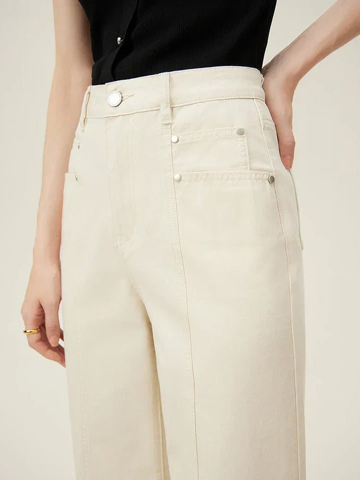 Women's Wide-Leg Denim Jeans – Relaxed Vintage-Inspired Fit – view 4