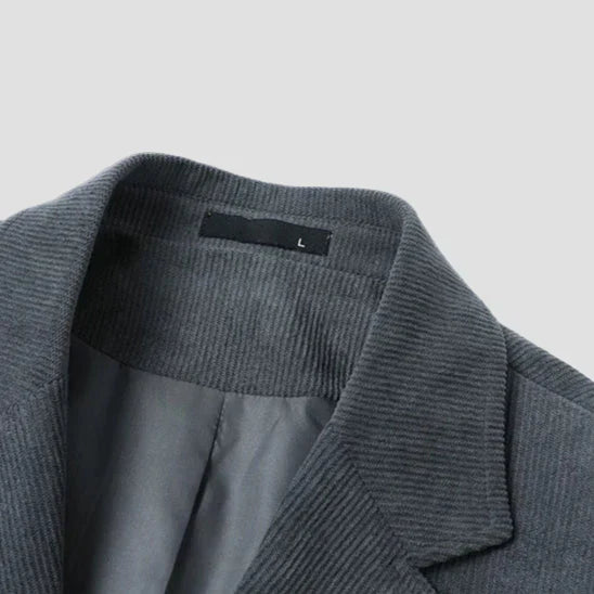 Men's Corduroy Blazer – Tailored Patch-Pocket Sport Coat – view 6