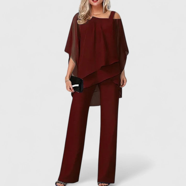 Women's Two-Piece Pant Set - Effortless Elegance for Any Occasion