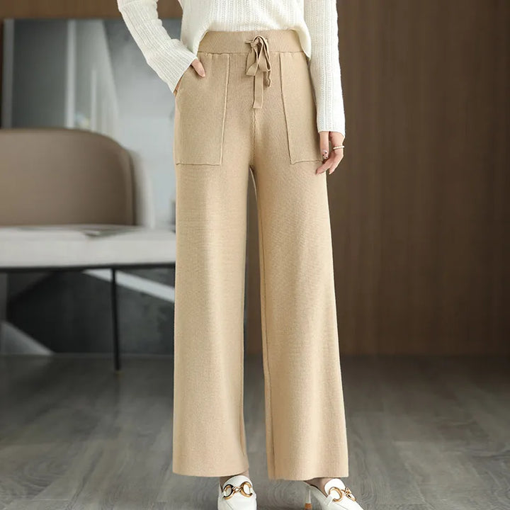 Women's Merino Wool Lounge Trousers – Soft Knit Office to Home – view 10