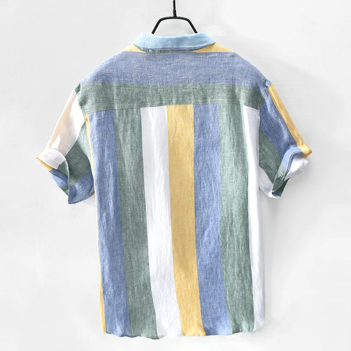 Men's 100% Linen Shirt – Relaxed Fit Summer Holiday Essential – view 3