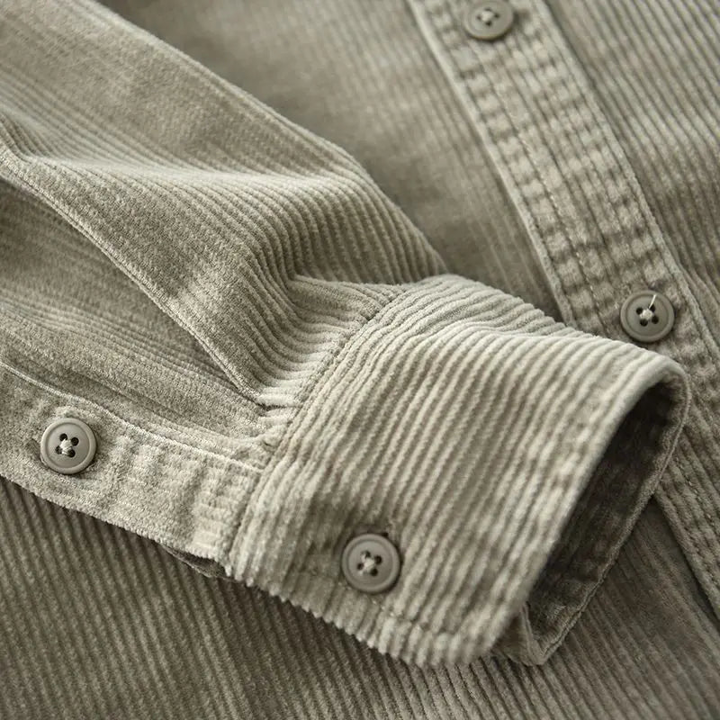 Men's Fine-Wale Corduroy Shirt – Relaxed Autumn Essential – view 8