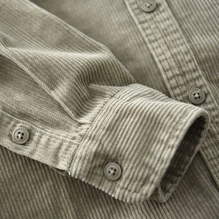 Men's Fine-Wale Corduroy Shirt – Relaxed Autumn Essential – view 8