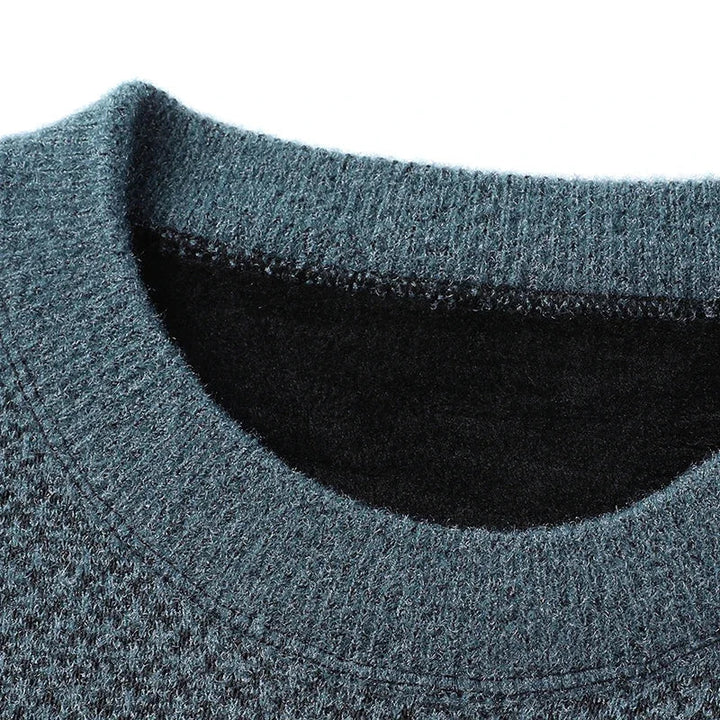 Men's Wool Textured Knit Jumper – Breathable All-Season Layer – view 6