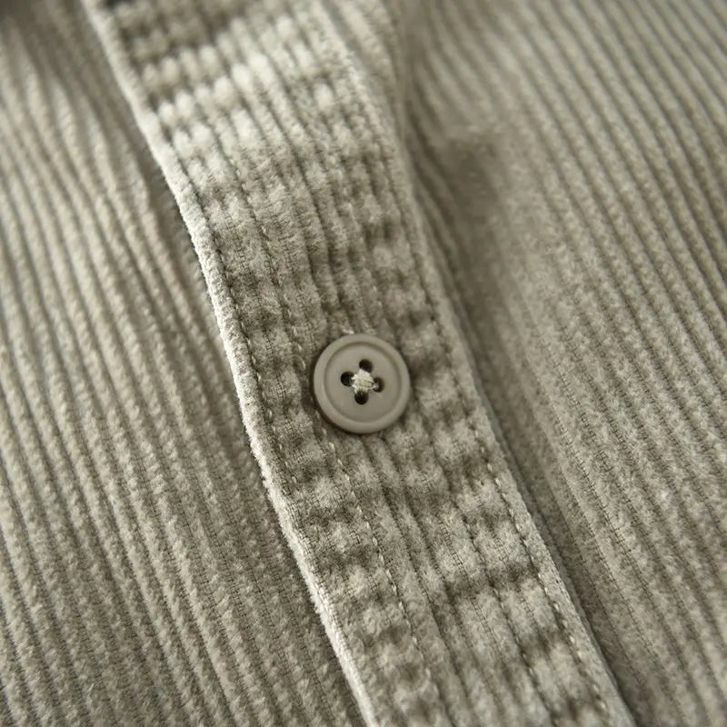 Men's Fine-Wale Corduroy Shirt – Relaxed Autumn Essential – view 7