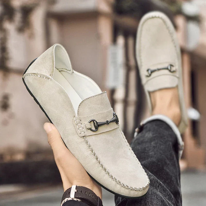Men's Suede Loafers – Horse-Bit Detail – Non-Slip Sole – view 9