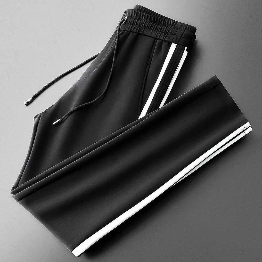 Men's Tapered Track Pants – Side Stripe Everyday Joggers – view 7