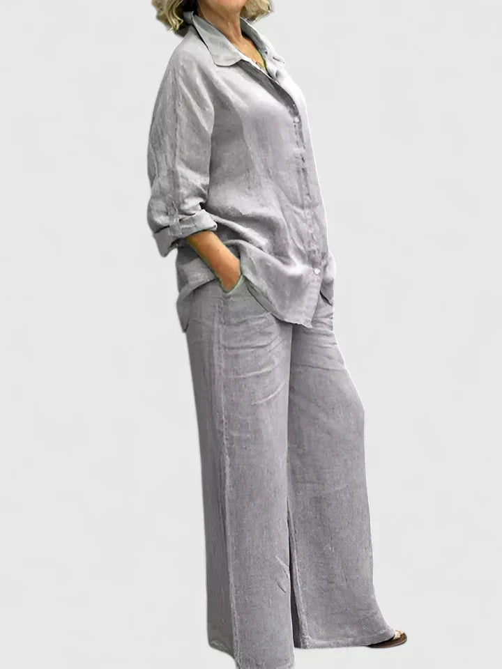 Women's Comfortable Two-Piece Set - Versatile & Effortless