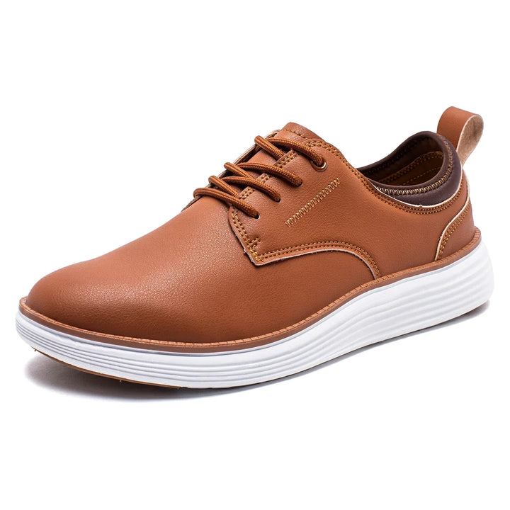 Men's Leather Trainers – Smart Casual Shoes for Everyday Wear – view 3