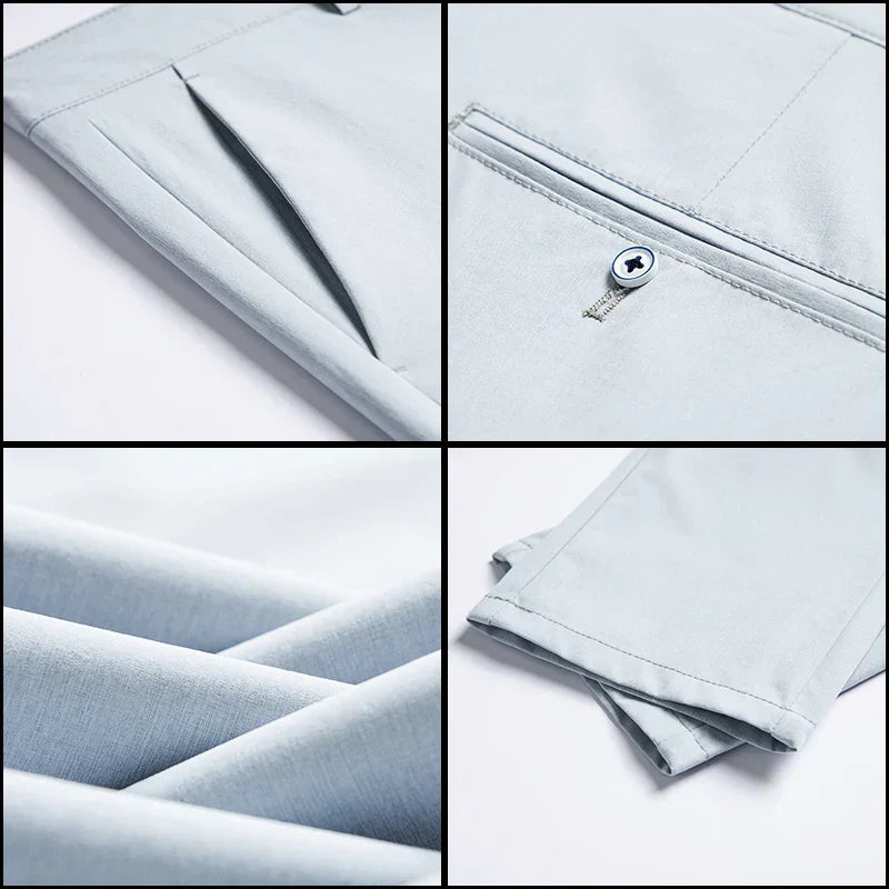 Men's Venice Heritage Chinos – Cotton Smart Casual Trousers – view 8