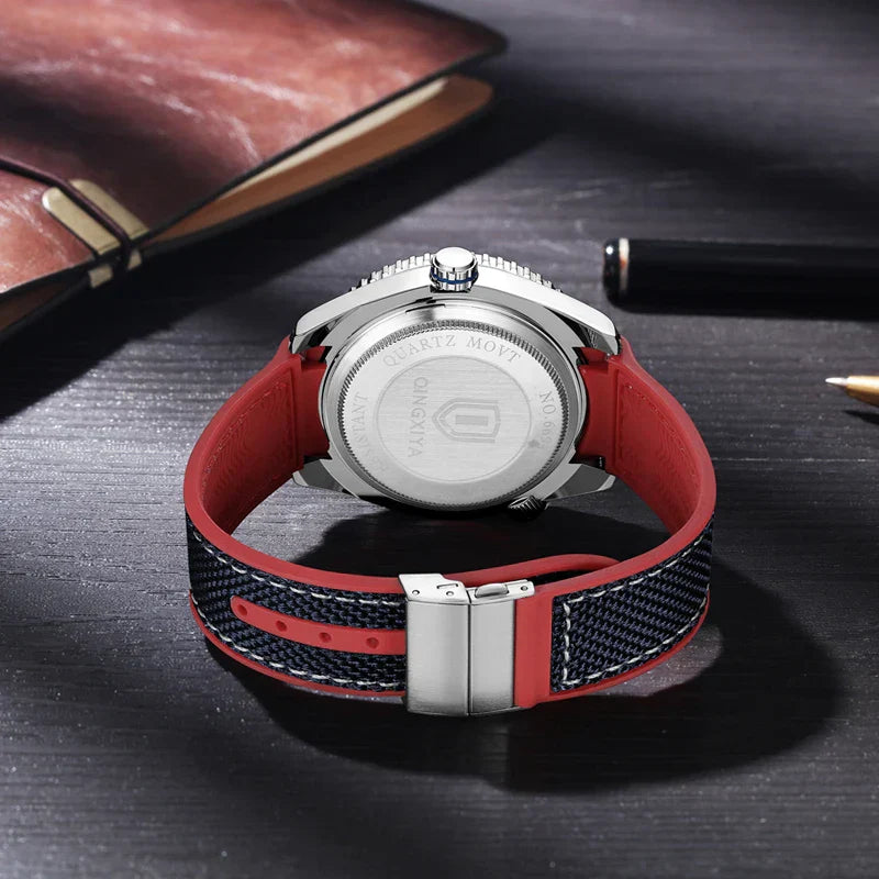 Men's Geneva Stainless Steel Watch – Quartz Sports Wristwatch – view 3