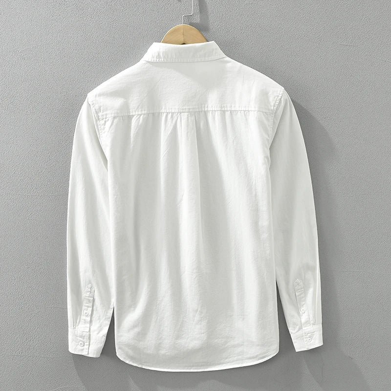 Men's Cotton Long Sleeve Shirt – Breathable Everyday Layer – view 6