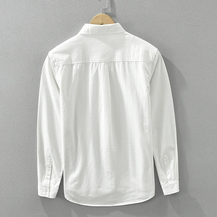 Men's Cotton Long Sleeve Shirt – Breathable Everyday Layer – view 6