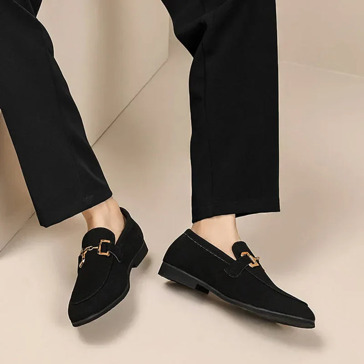 Men's Suede Loafers – Cushioned Slip-On Shoes for Work – view 12