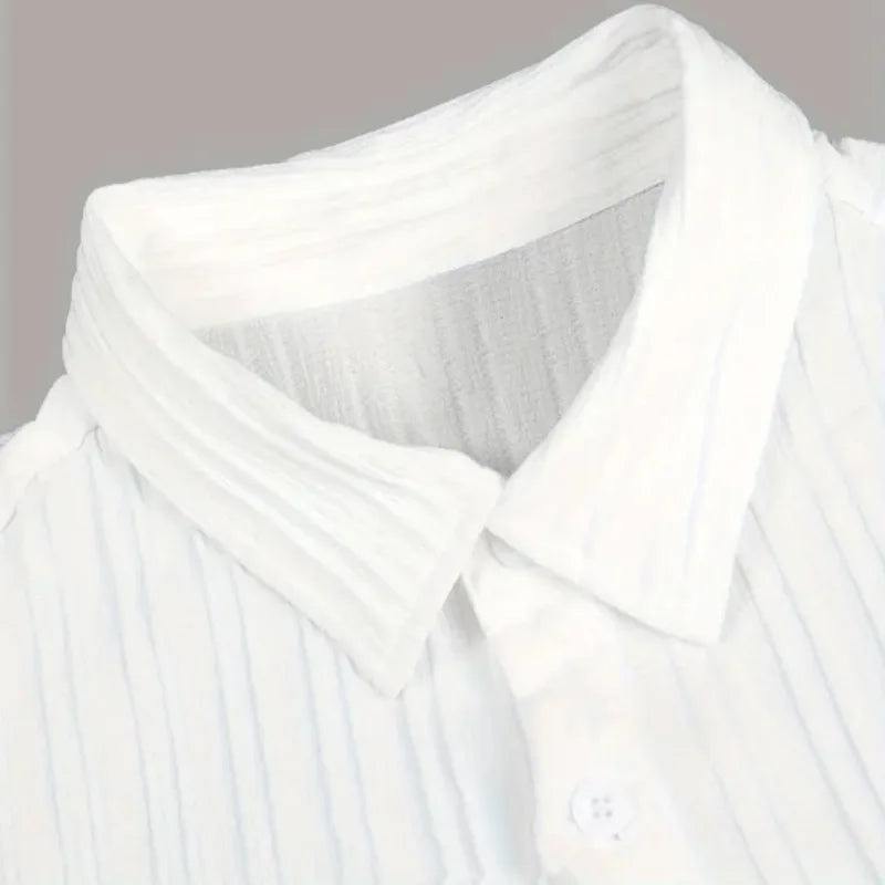 Men's Linen Blend Two-Piece Set – Relaxed Summer Co-Ord – view 5