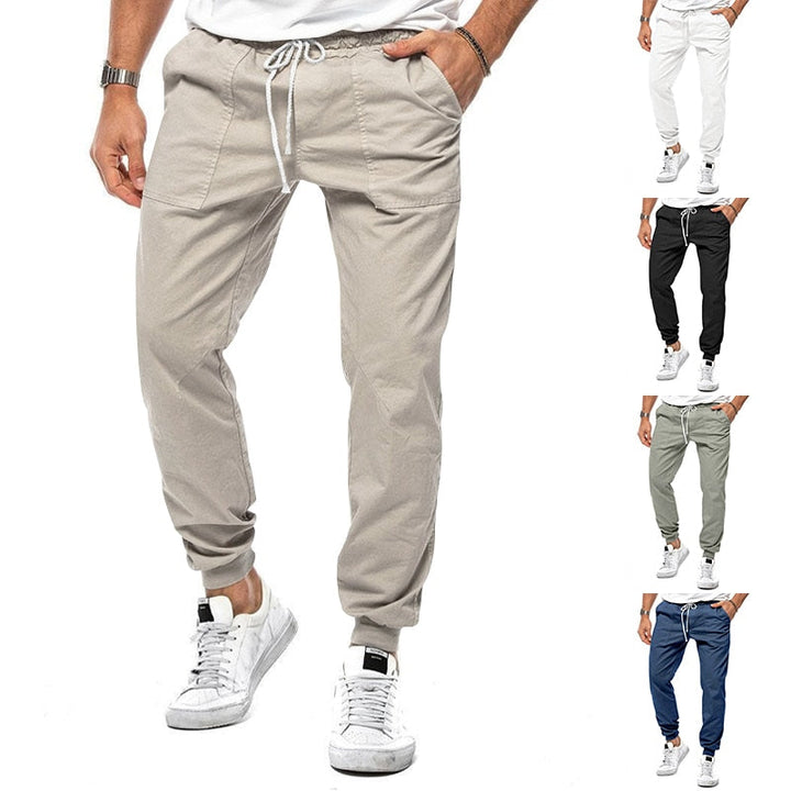 Men's Linen Blend Joggers – Breathable Relaxed-Fit Trousers – view 9