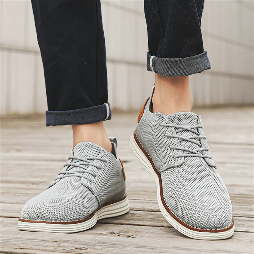 Men's Stellan Knit Oxfords – Breathable Smart-Casual Shoes
